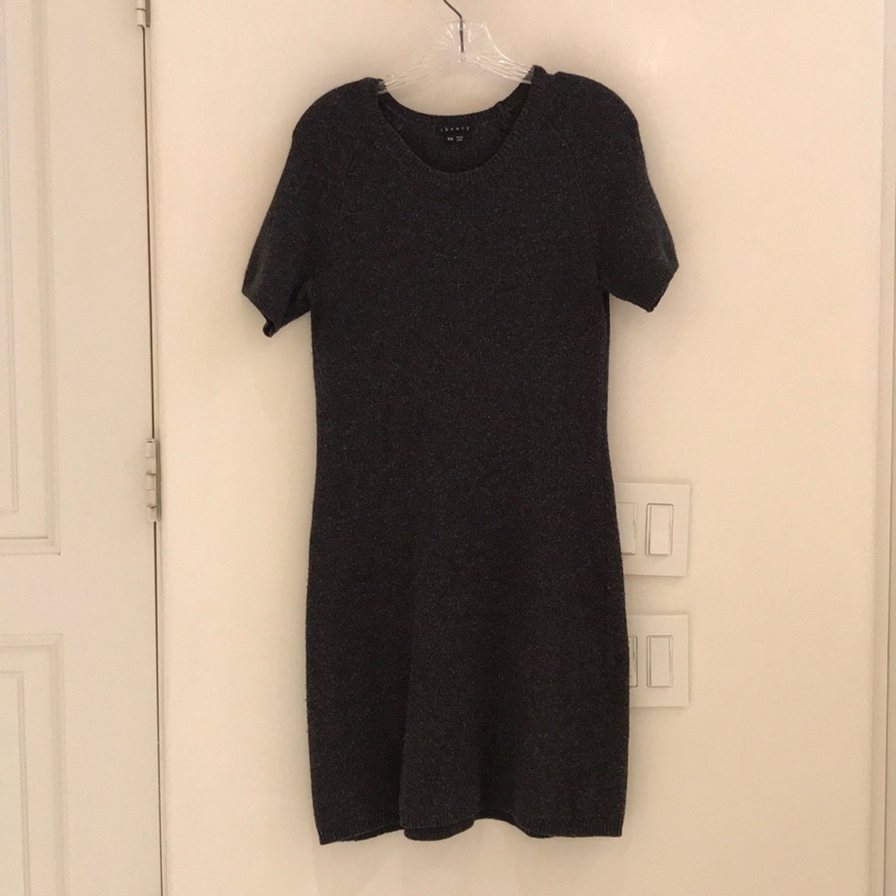 Theory Fitted Sweater Dress
